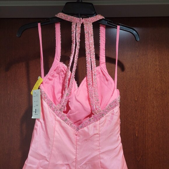 Serena 3150 Pink Prom Dress Size 2 - Picture 7 of 8